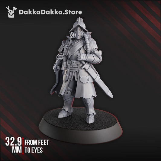 3D Printed Trench Comandante by DakkaDakka Mininatures