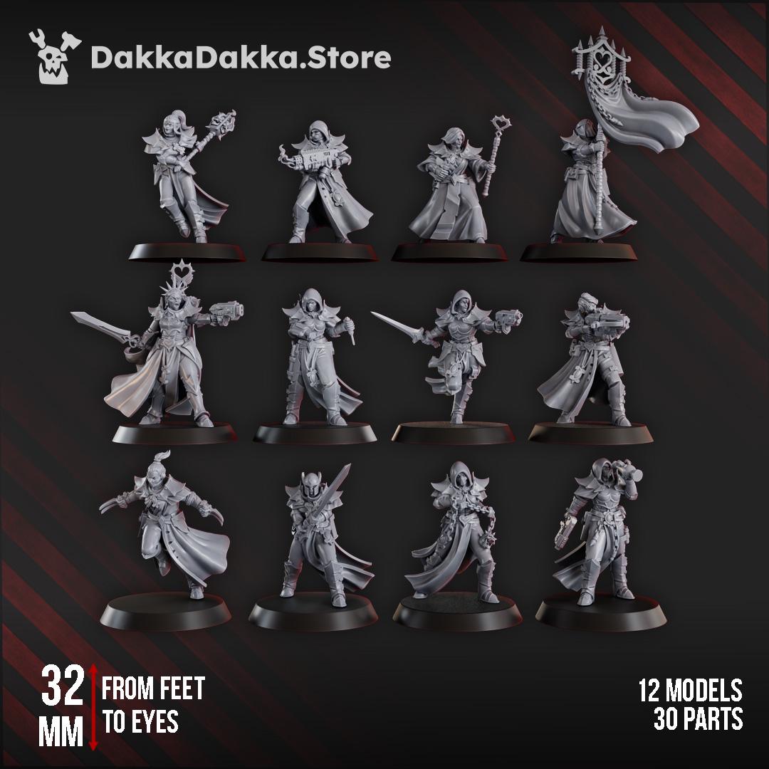 3D Printed Trench Liquidation Team x12 by DakkaDakka Mininatures