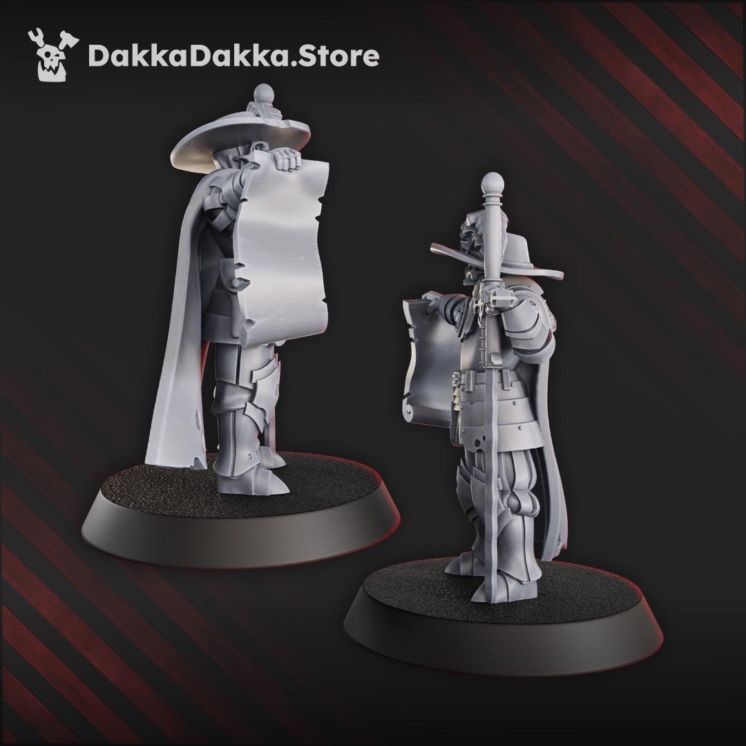 3D Printed Trench Inquisitor by DakkaDakka Mininatures