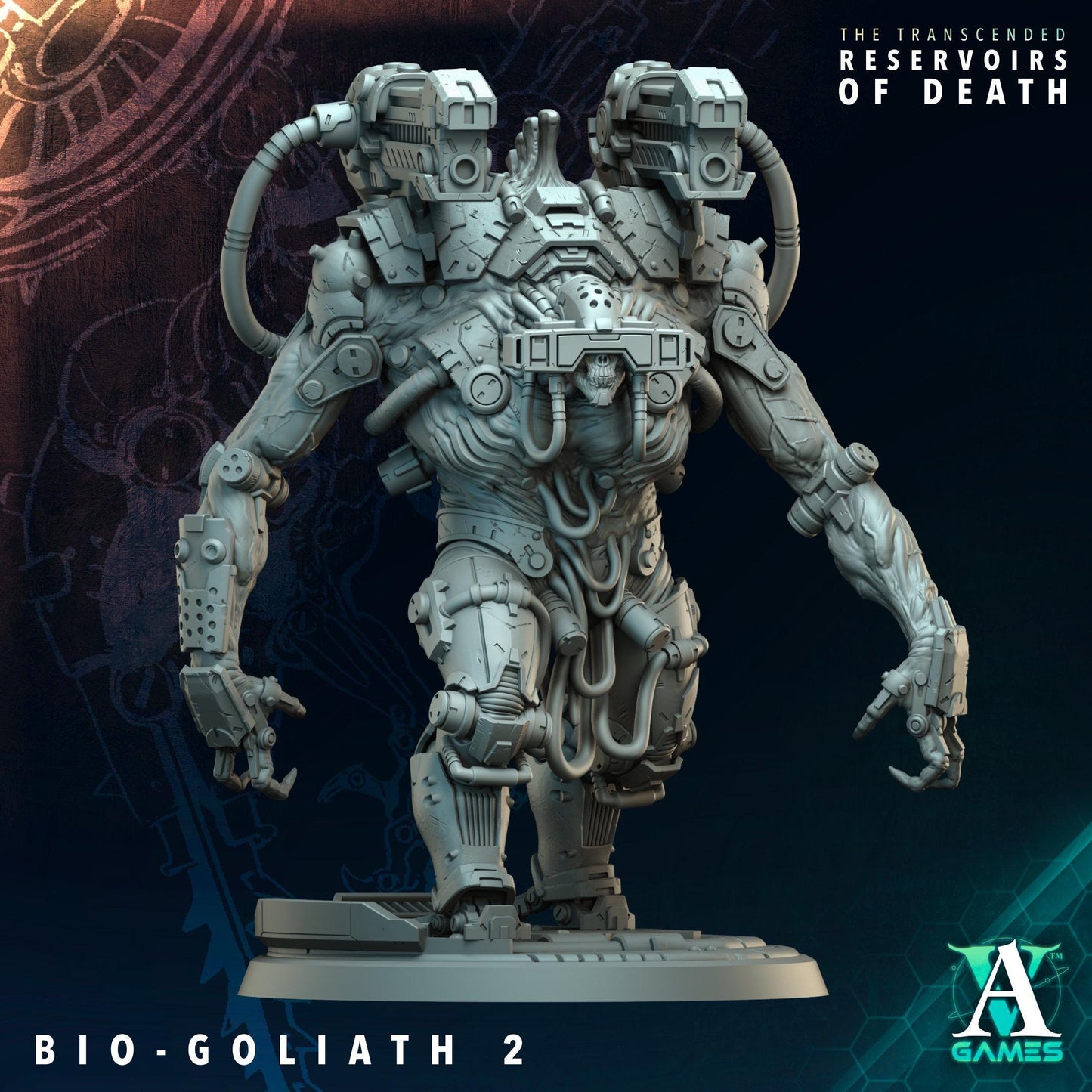 3D Printed Bio Goliath by Archvillain Games