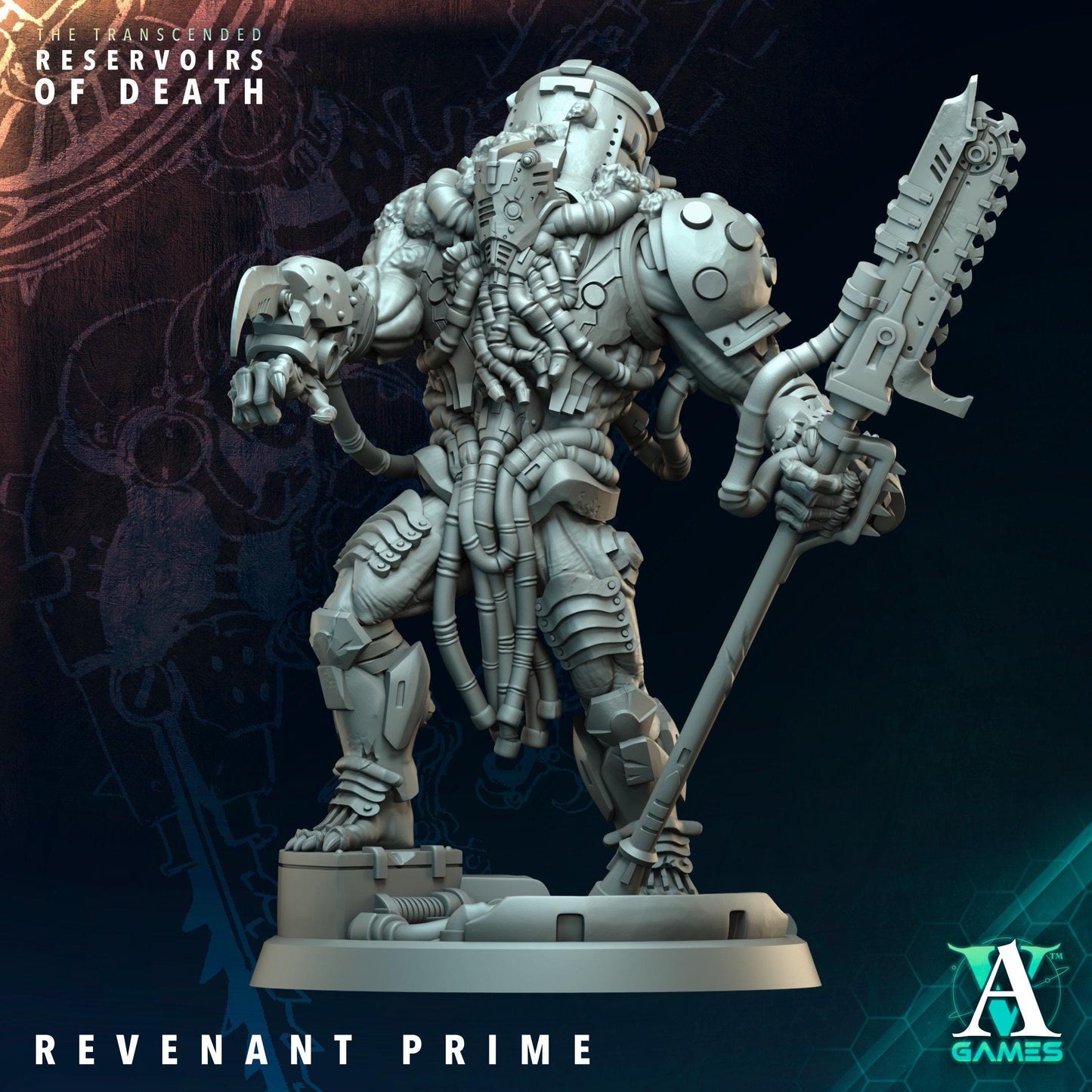 3D Printed Revenant Prime by Archvillain Games