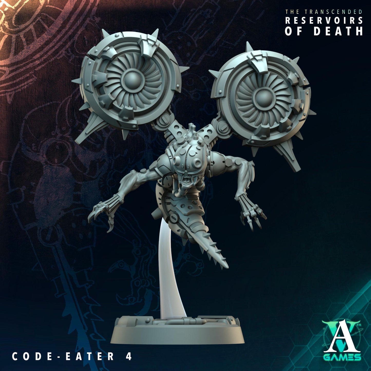 3D Printed Code Eaters x10 by Archvillain Games