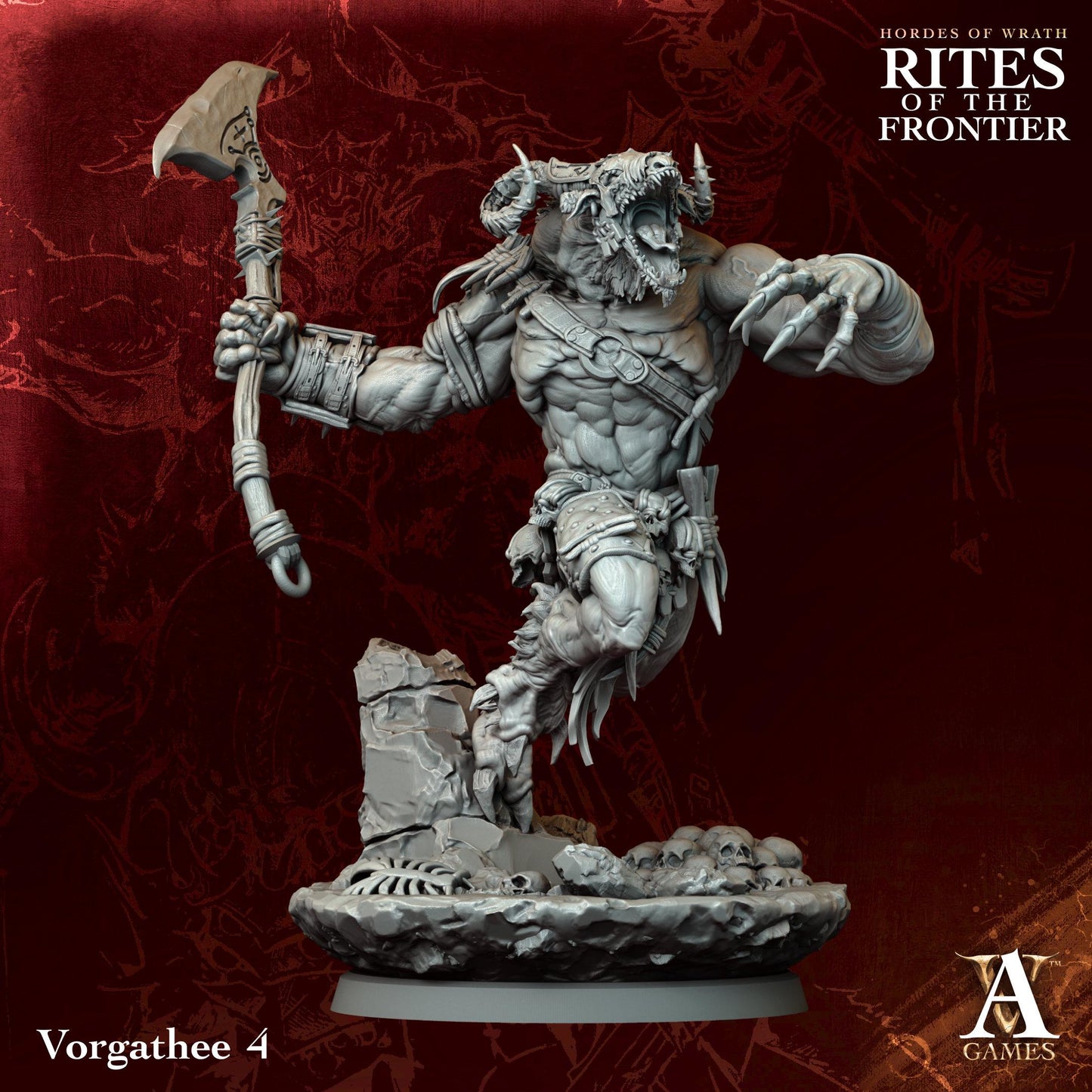 3D Printed Vorgathees by Archvillain Games