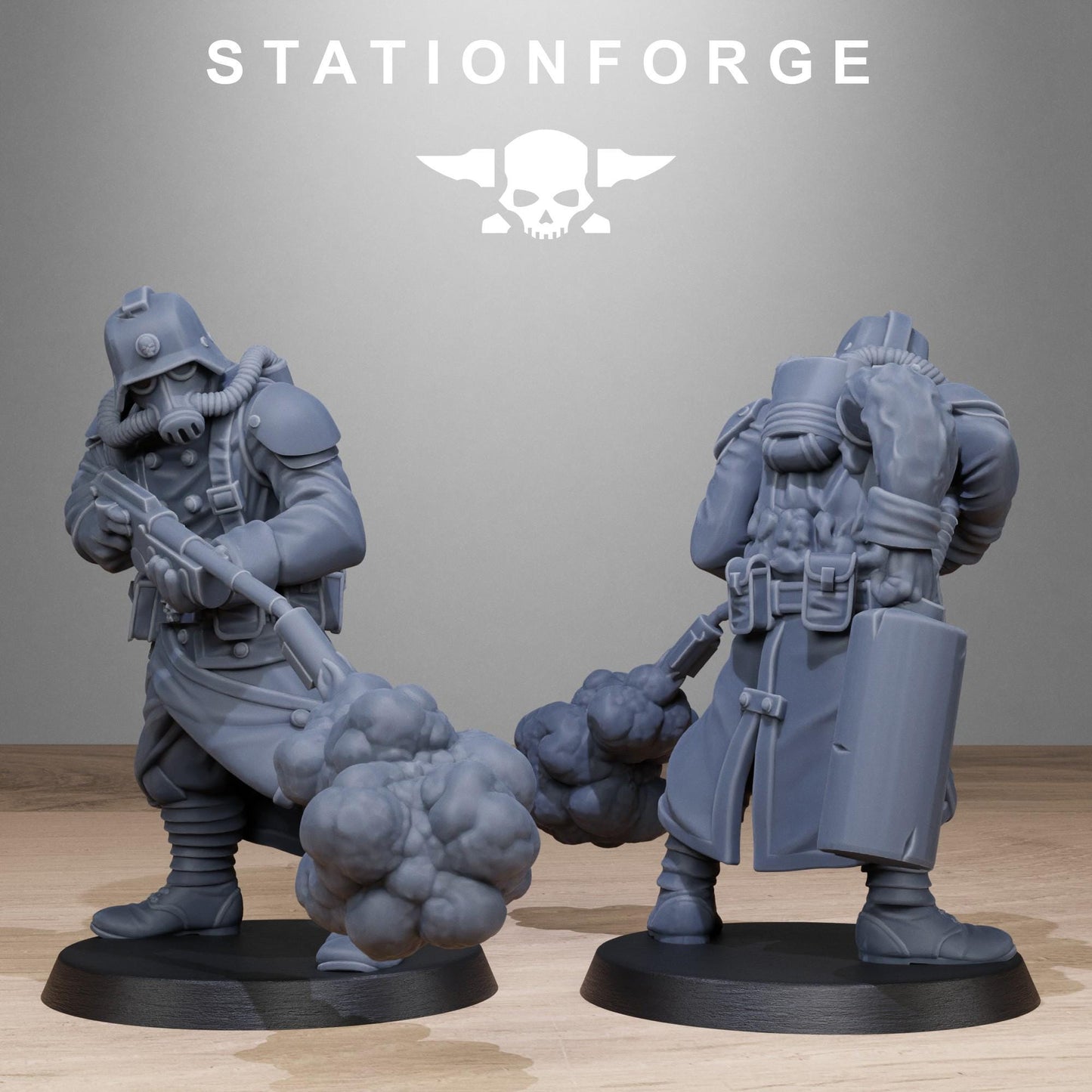 3D Printed GrimGuard Radioactive Mutants x10 by StationForge Miniatures