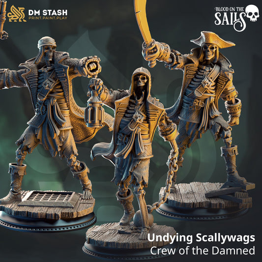 3D Printed Undying Scallywags by DM Stash