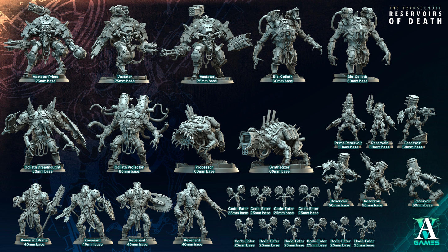 3D Printed Bio Goliath by Archvillain Games