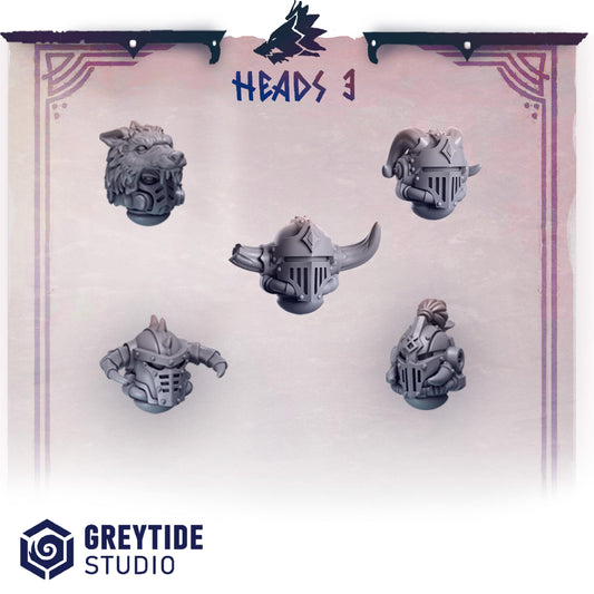 3d Printed Primal Hounds Helmets x10 by Greytide Studio