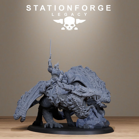3D Printed Solaris Dragon by StationForge Miniatures
