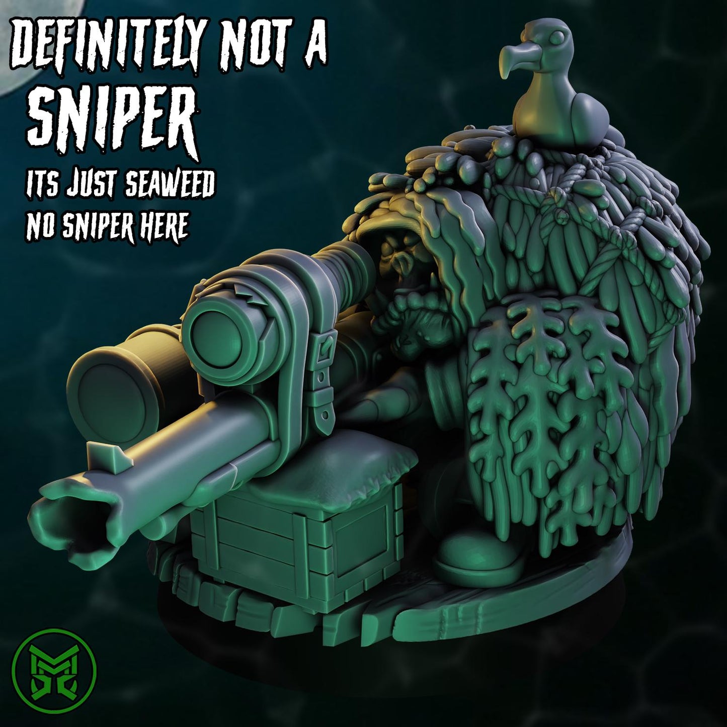 3d Printed Pirate Commando Sniper by Mekka Miniatures