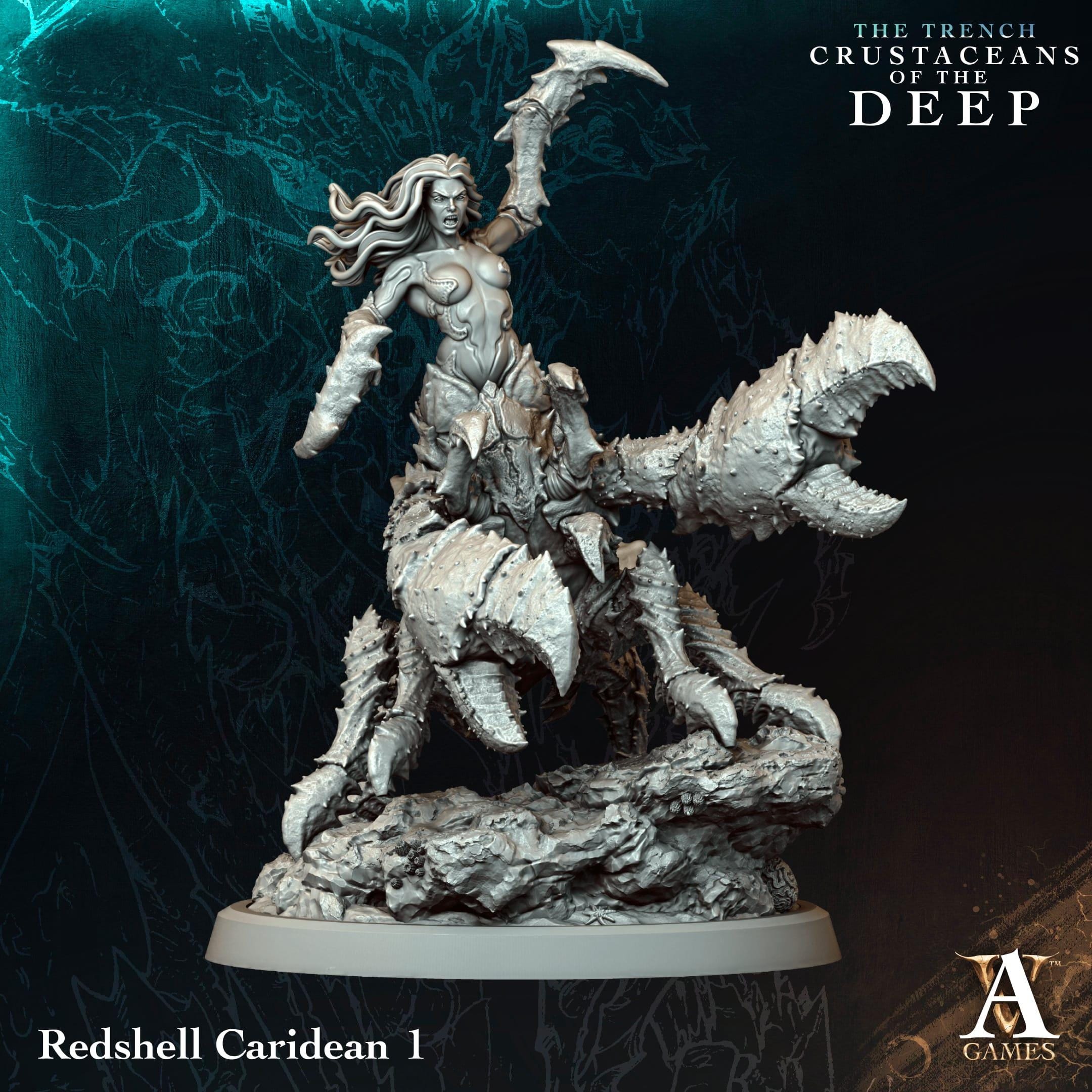 3D Printed Redshell Caridean by Archvillain Games – Last Hope Miniatures