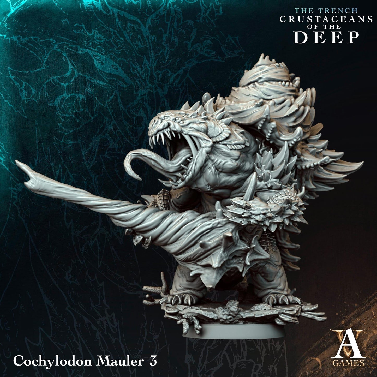 3D Printed Cochylodon Maulers by Archvillain Games