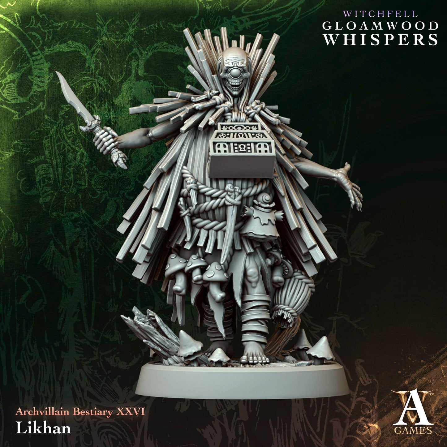 3D Printed Likhan by Archvillain Games