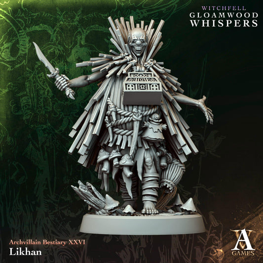 3D Printed Likhan by Archvillain Games