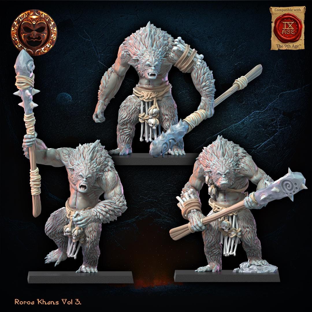 3D Printed Maero Unit Regiment by Lost Kingdom Miniatures