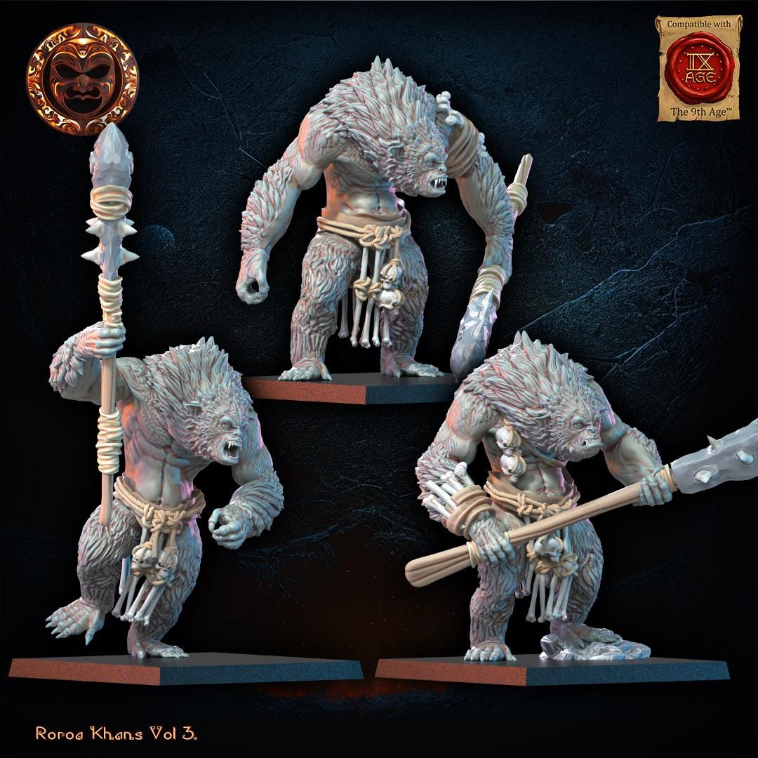 3D Printed Maero Unit Regiment by Lost Kingdom Miniatures