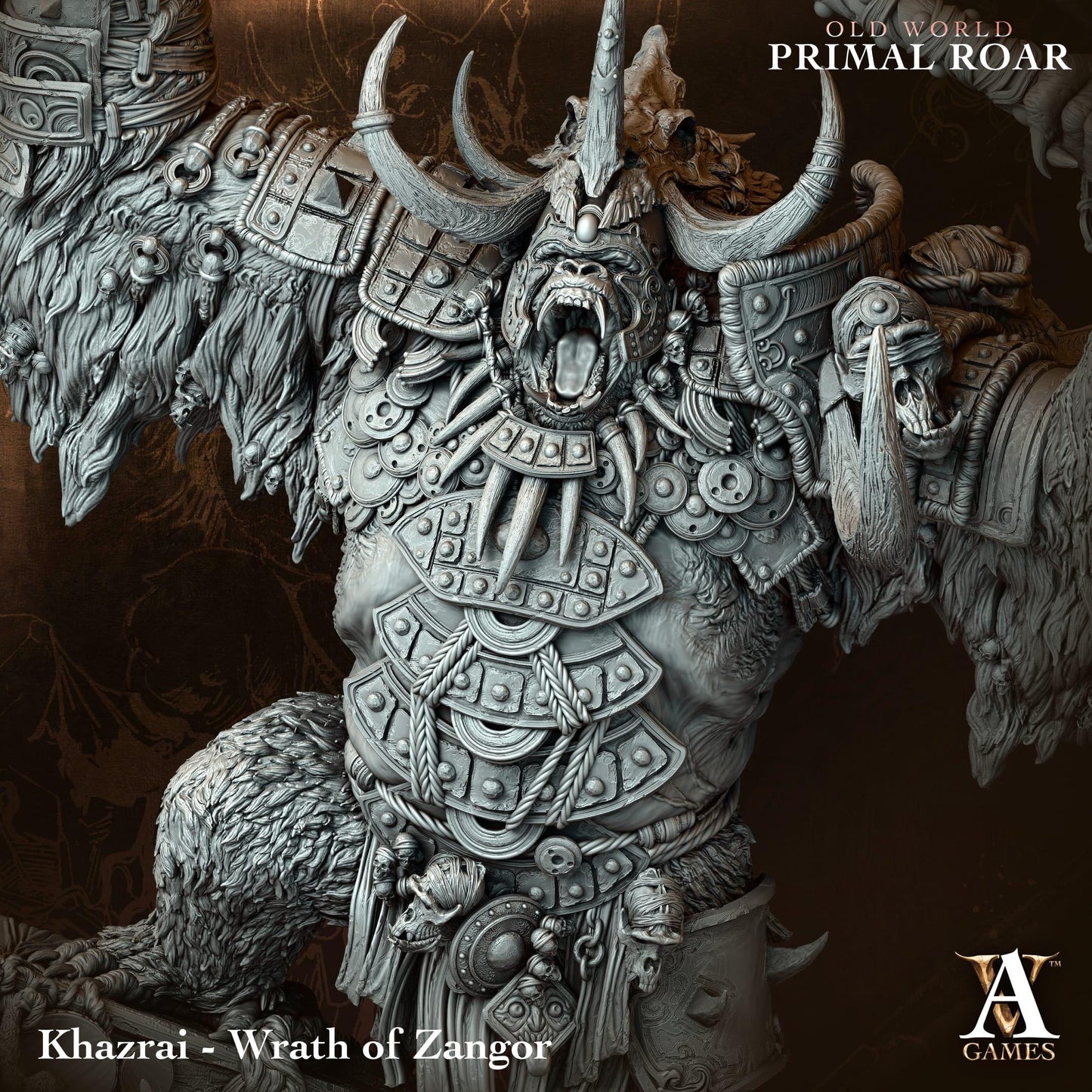 3D Printed Khazrai - Wrath of Zangor by Archvillain Games