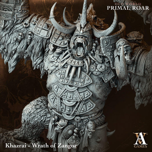 3D Printed Khazrai - Wrath of Zangor by Archvillain Games