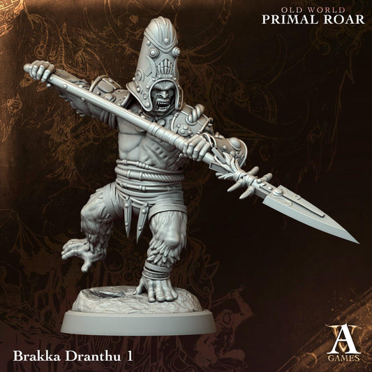 3D Printed Brakka Dranthu by Archvillain Games