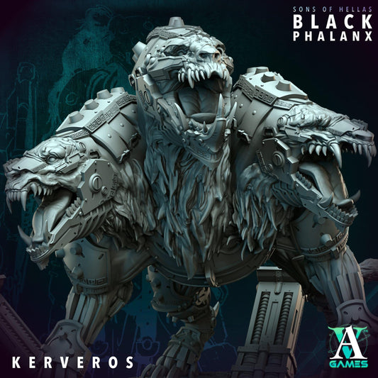 3D Printed Kerveros by Archvillain Games