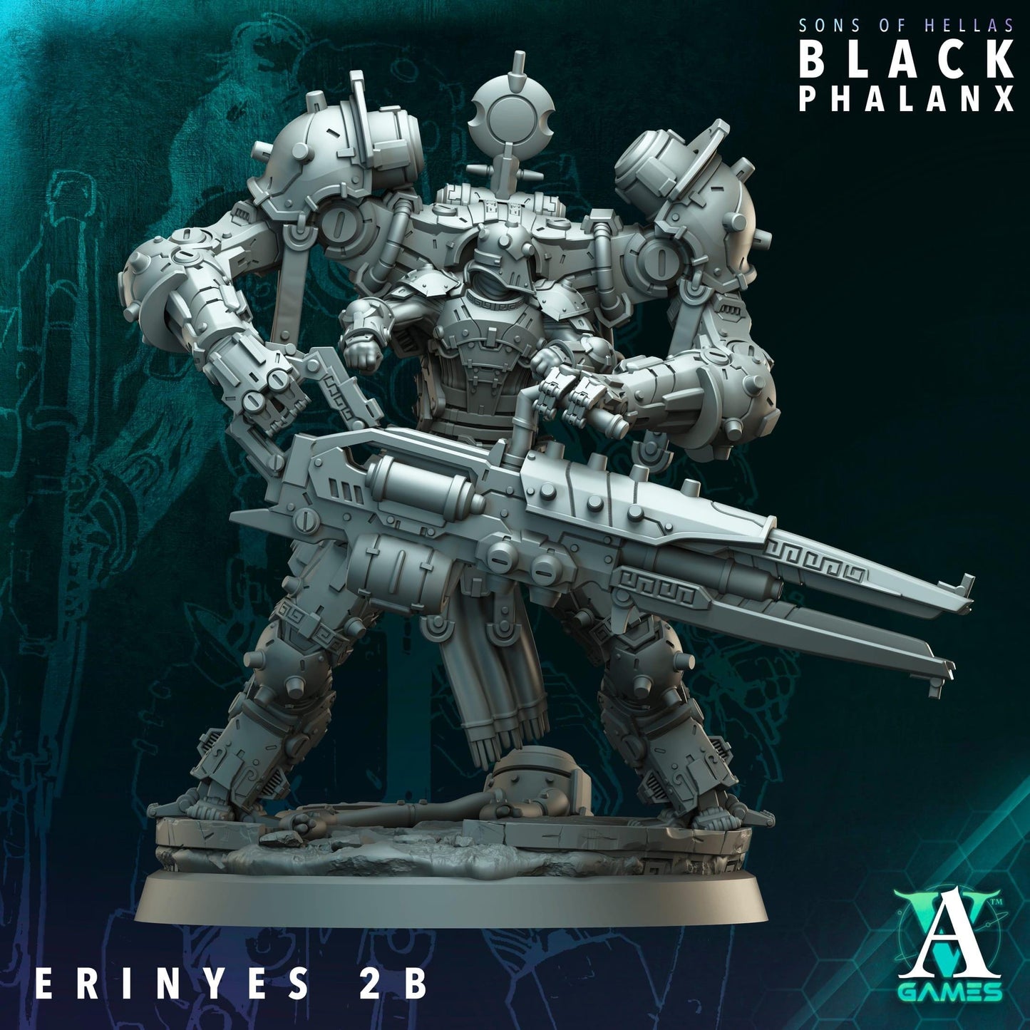 3D Printed Erinyes by Archvillain Games