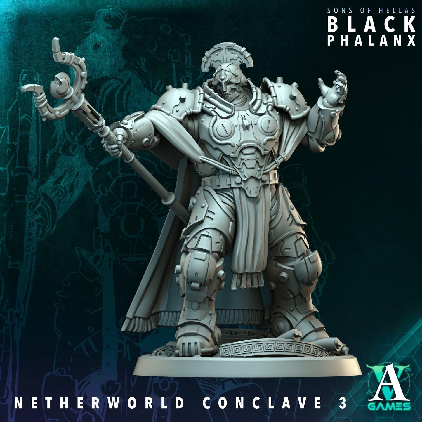3D Printed Netherworld Conclave by Archvillain Games