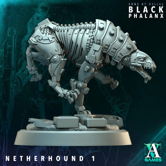 3D Printed Netherhounds by Archvillain Games