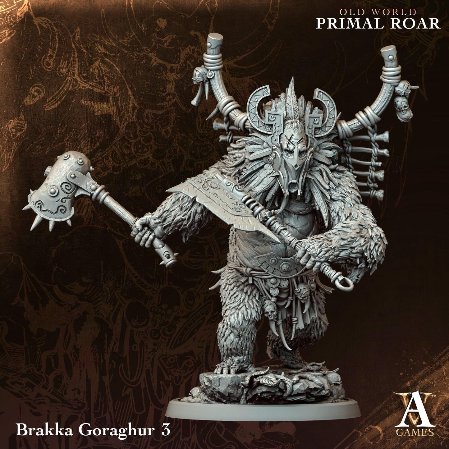 3D Printed Brakka Goraghurs by Archvillain Games