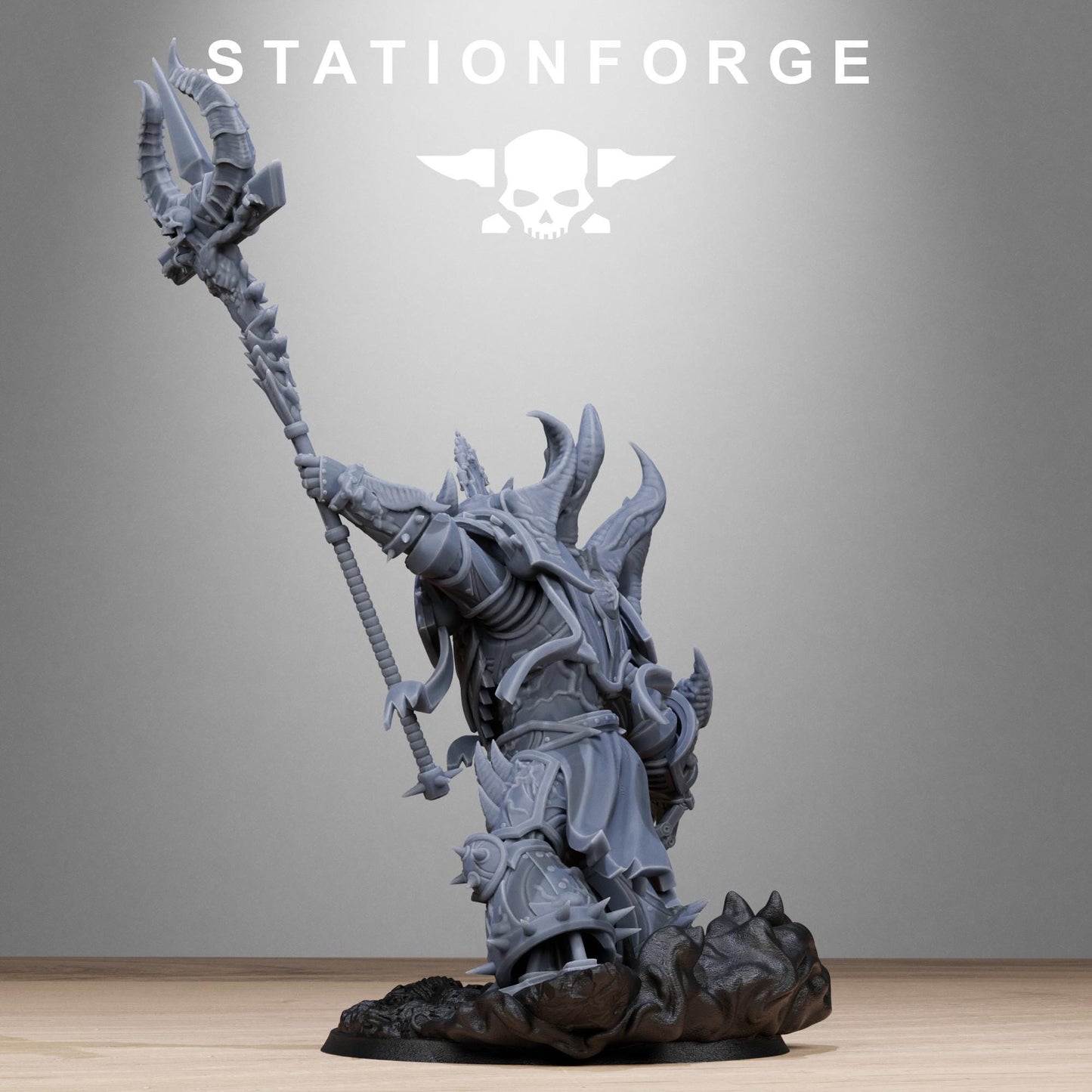 3D Printed Corrupted Guard King Brute by StationForge Miniatures