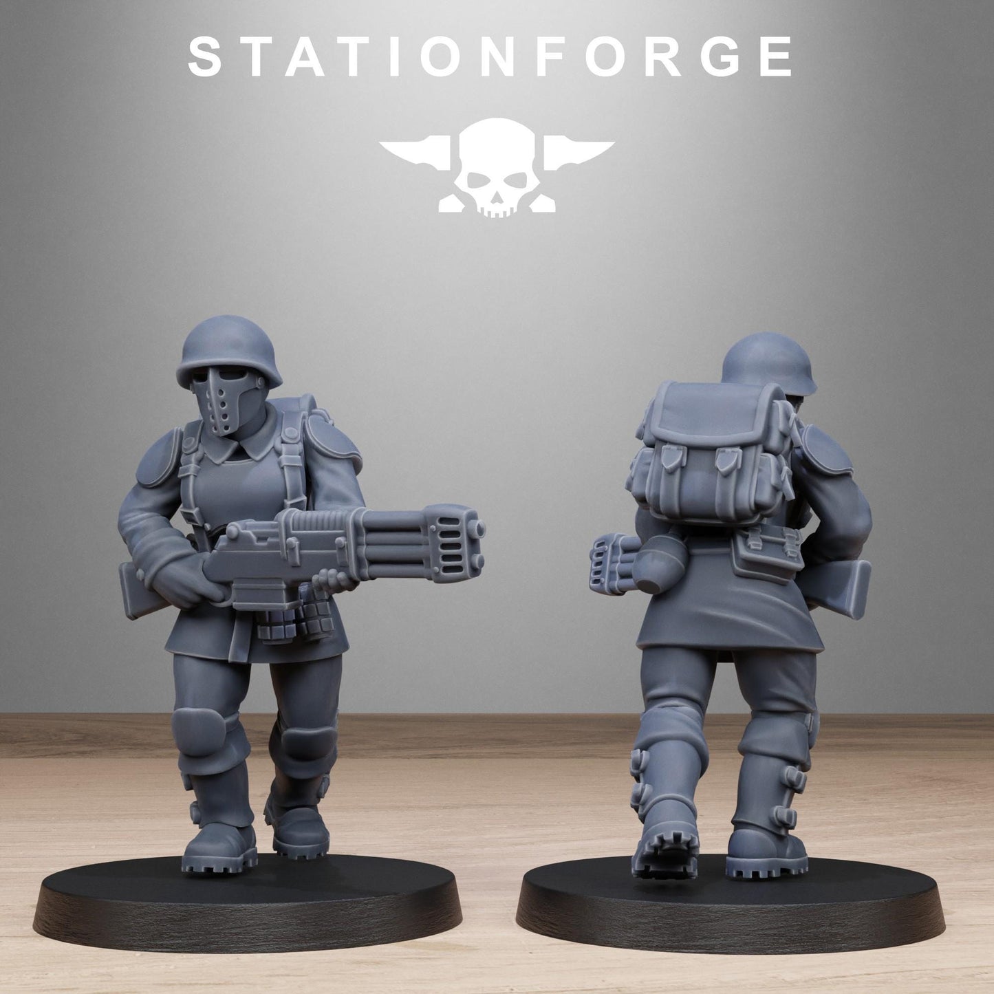 3D Printed FreeGuard Sisters by StationForge Miniatures