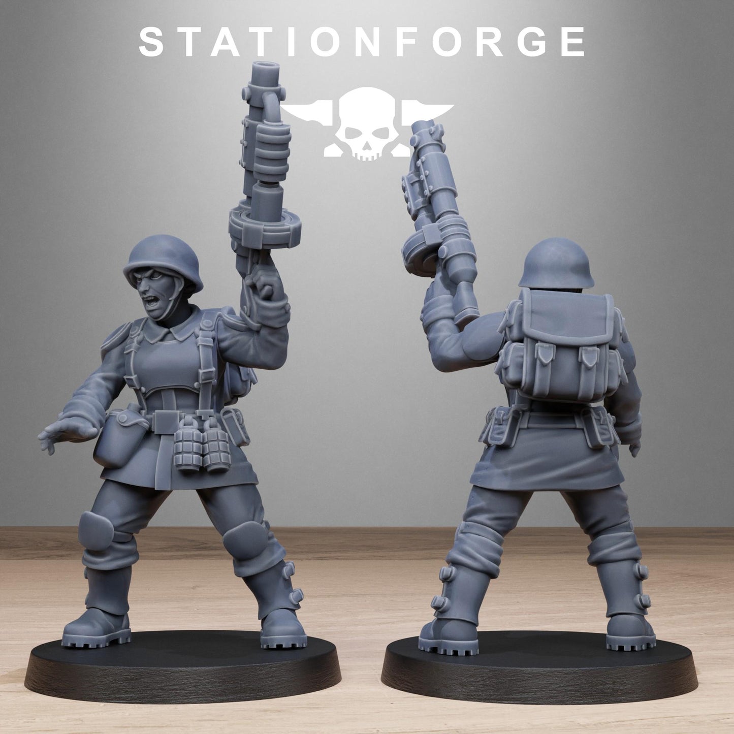 3D Printed FreeGuard Sisters by StationForge Miniatures