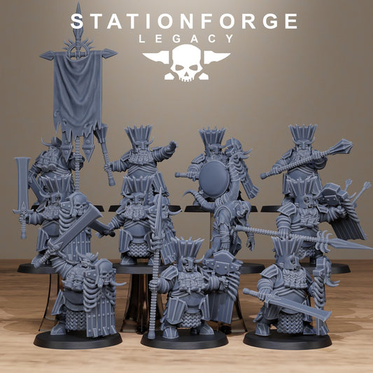 3D Printed Chaosvale Infantry by StationForge Miniatures