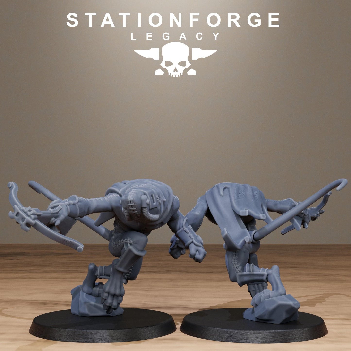 3D Printed Rotfang Assassins by StationForge Legacy Miniatures