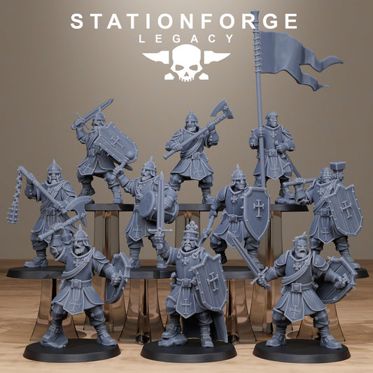 3D Printed Thorncrest Warband by StationForge Miniatures