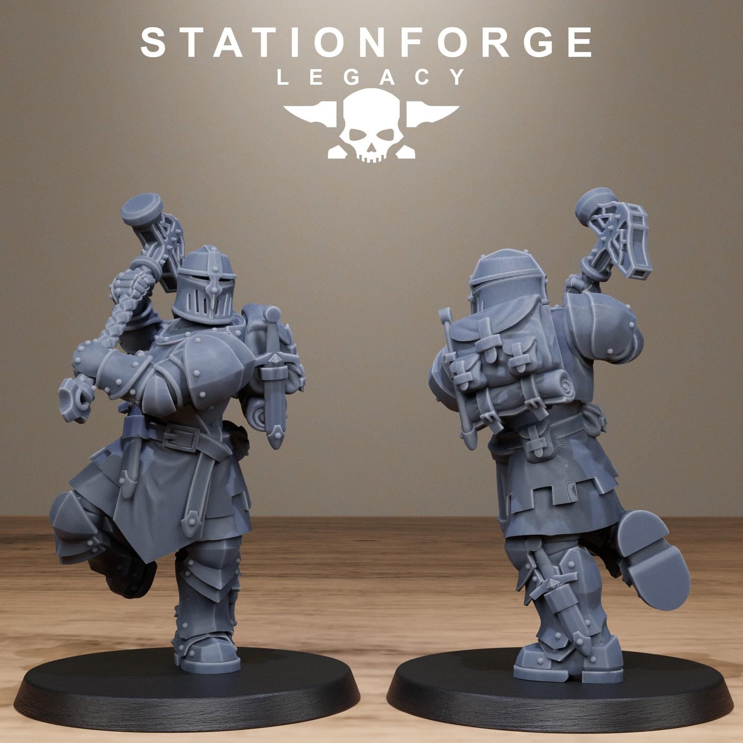 3D Printed Solaris Smitebreakers by StationForge Miniatures