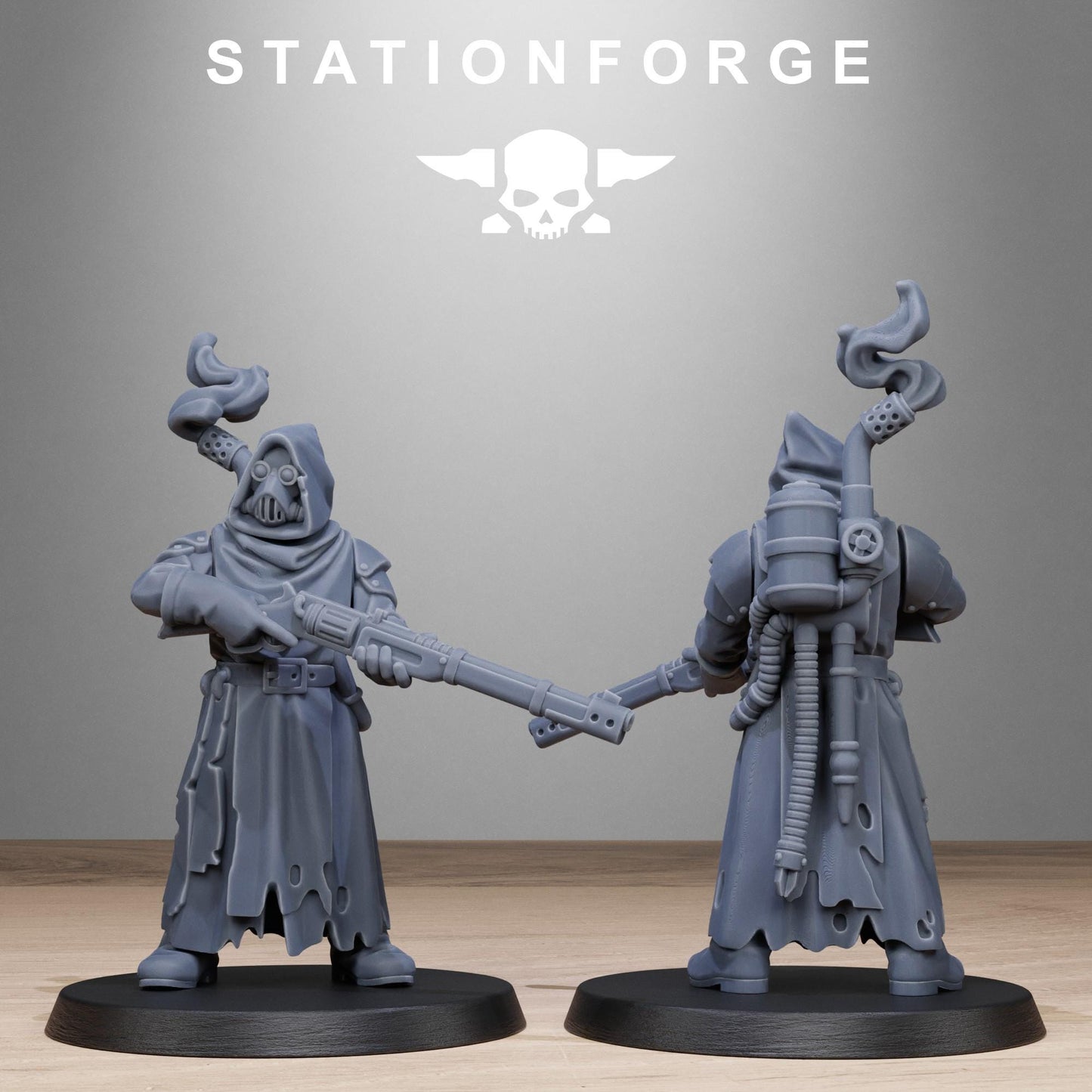3D Printed Sanctum Infantry by StationForge Miniatures