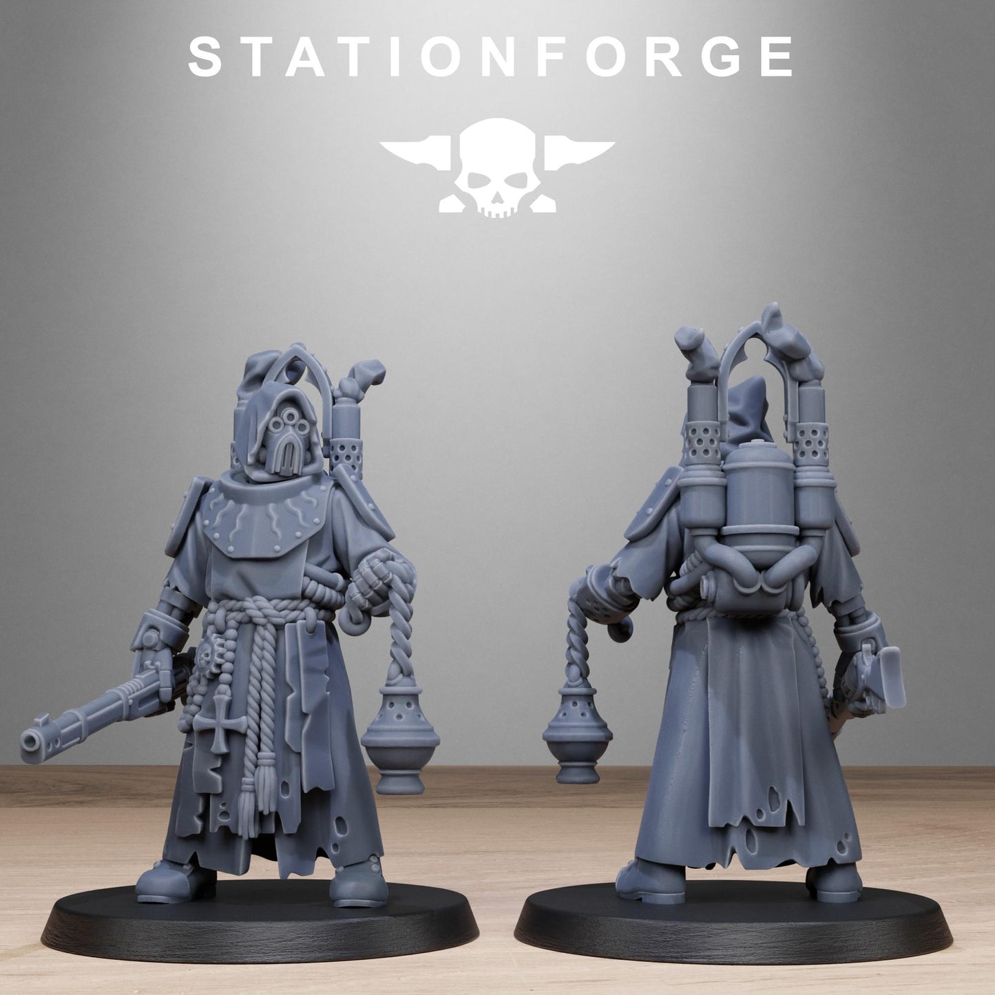 3D Printed Sanctum Infantry by StationForge Miniatures