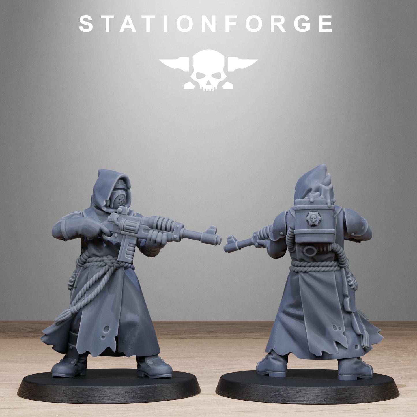 3D Printed Sanctum Infantry by StationForge Miniatures