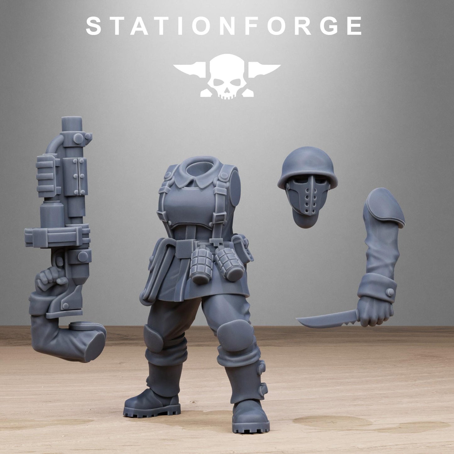 3D Printed FreeGuard Sisters by StationForge Miniatures