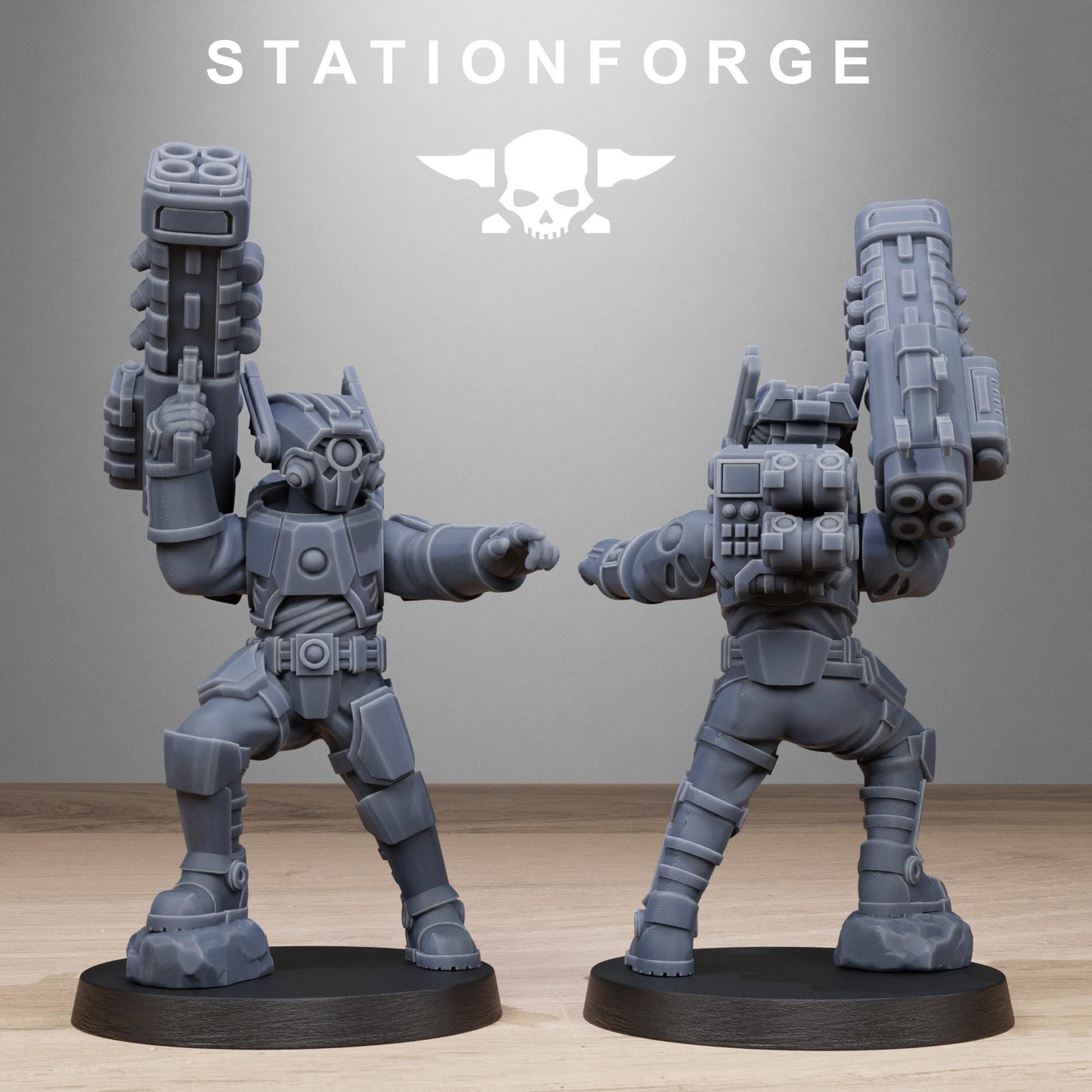 3D Printed Tarion Heavy Infantry by StationForge Miniatures