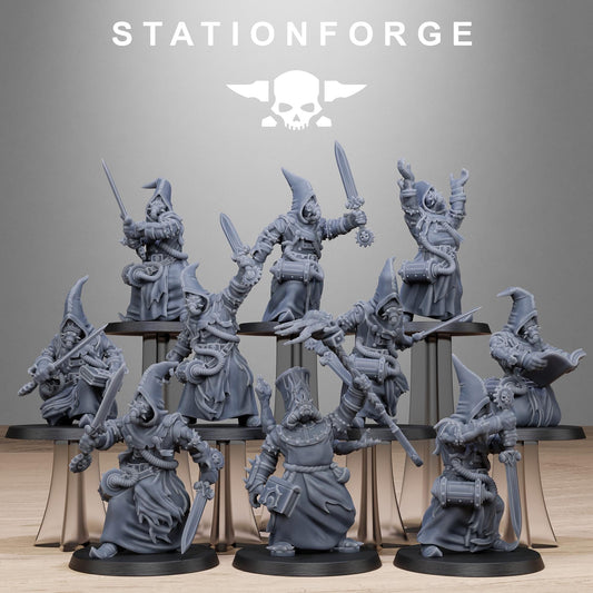 3D Printed Scavenger Mystics by StationForge Miniatures