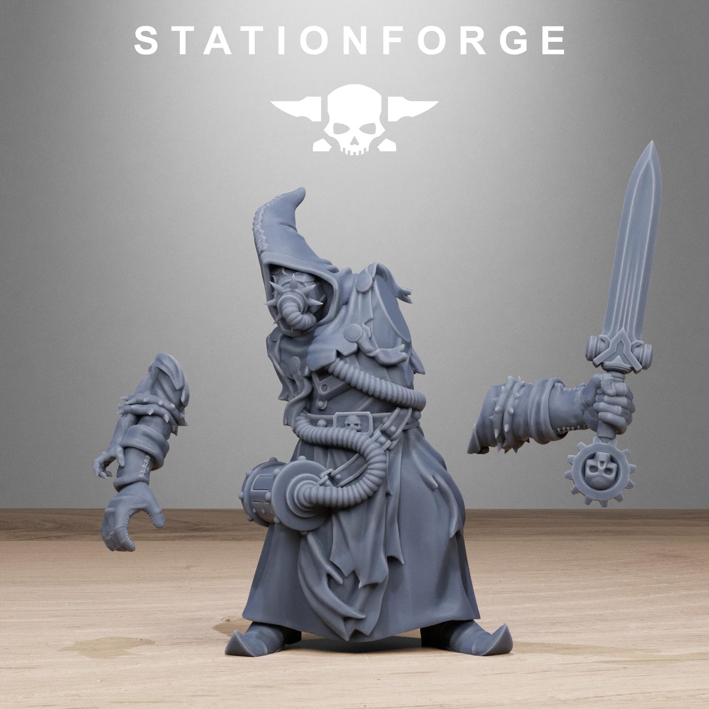 3D Printed Scavenger Mystics by StationForge Miniatures