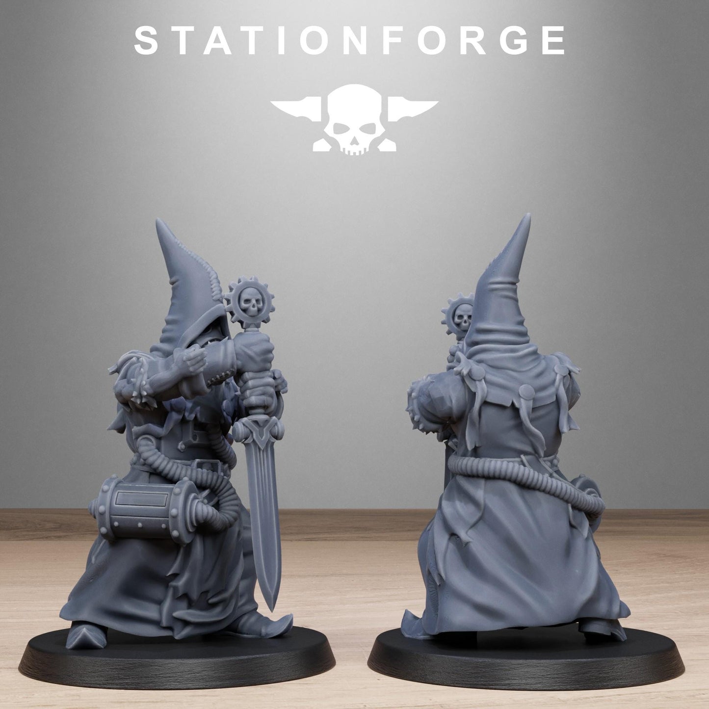 3D Printed Scavenger Mystics by StationForge Miniatures