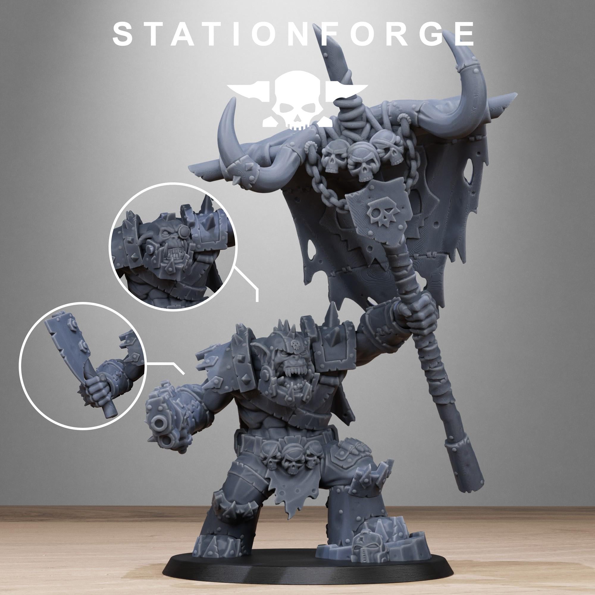 3D Printed Orkaz Bearer Boss by StationForge Miniatures – Last Hope ...