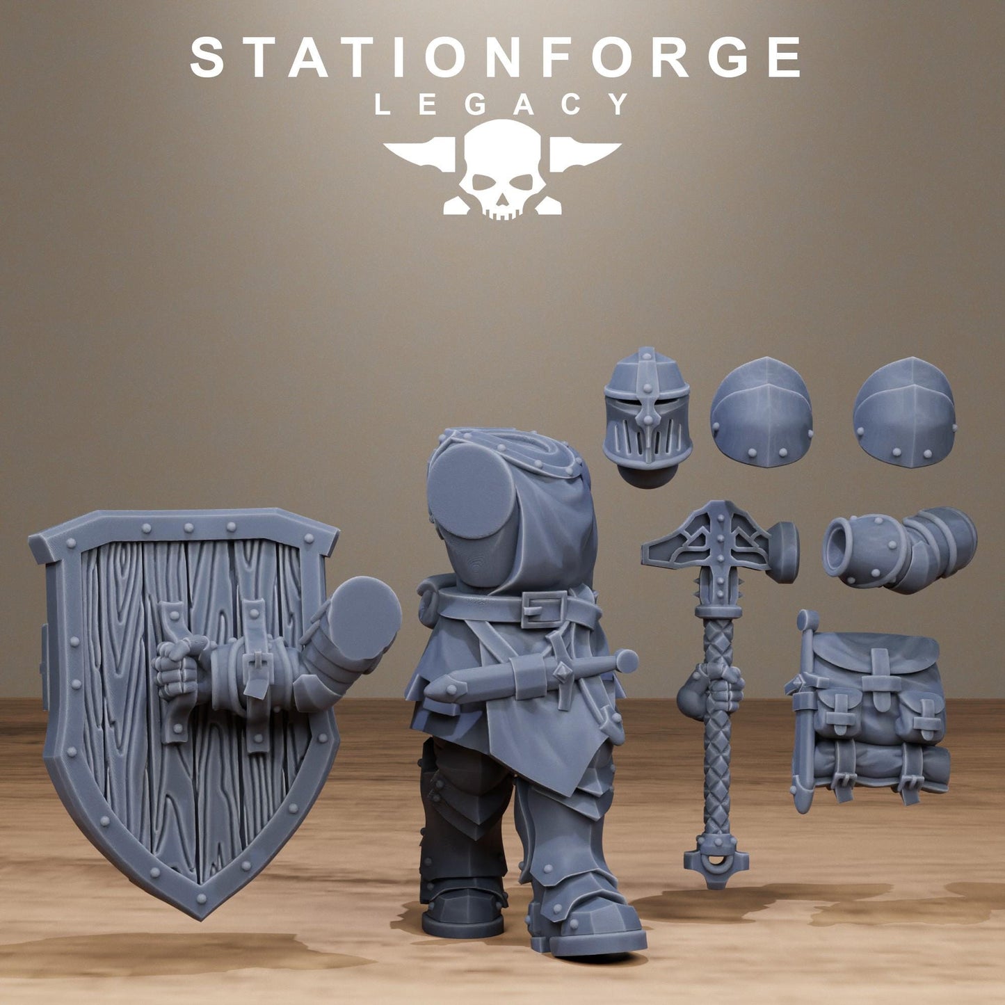 3D Printed Solaris Smitebreakers by StationForge Miniatures