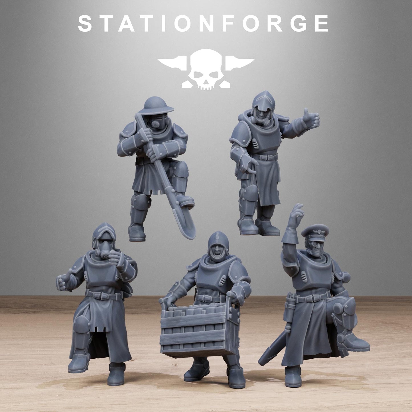3D Printed Royalguard Light Artillery by StationForge Miniatures