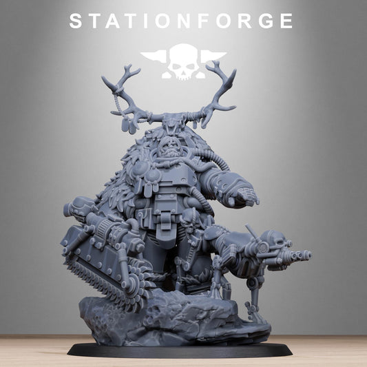 3D Printed Techno Savage Druid by StationForge Miniatures