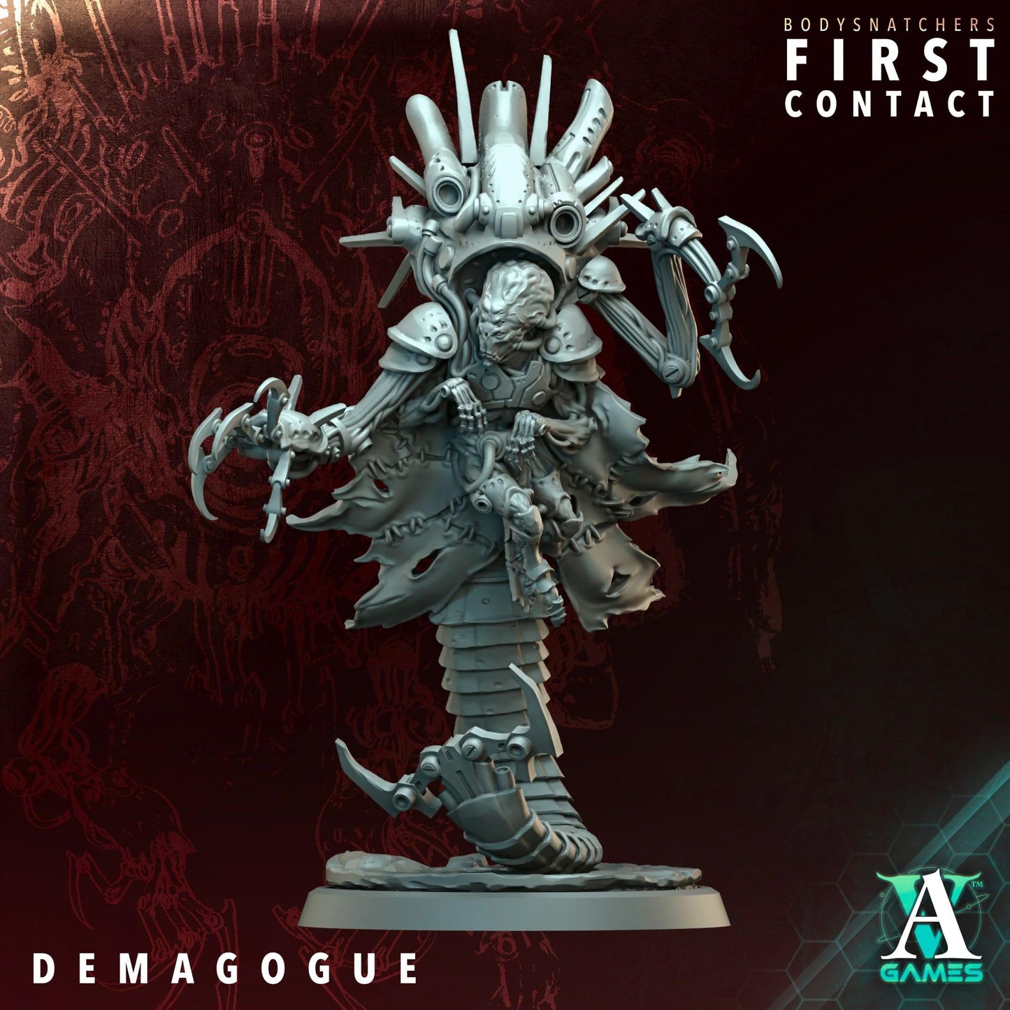 3D Printed Demagogue by Archvillain Games