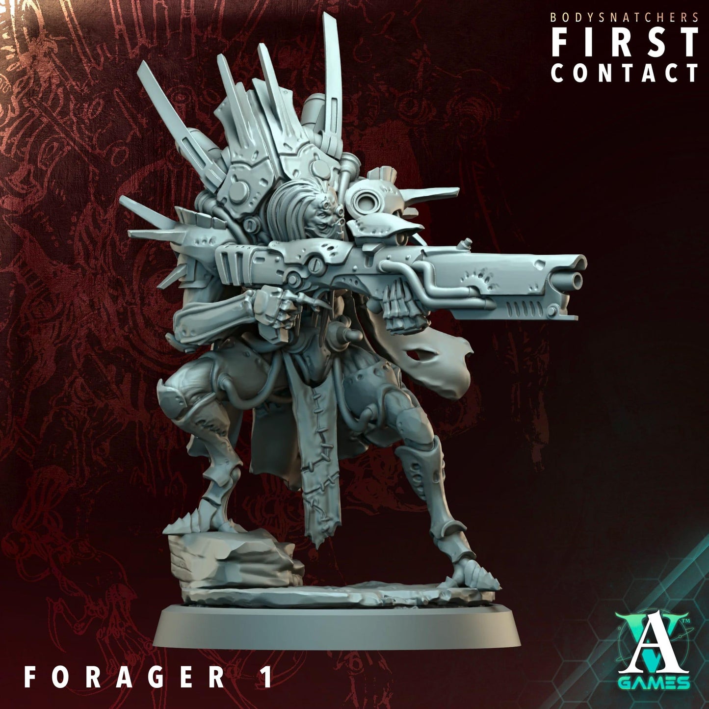 3D Printed Foragers by Archvillain Games