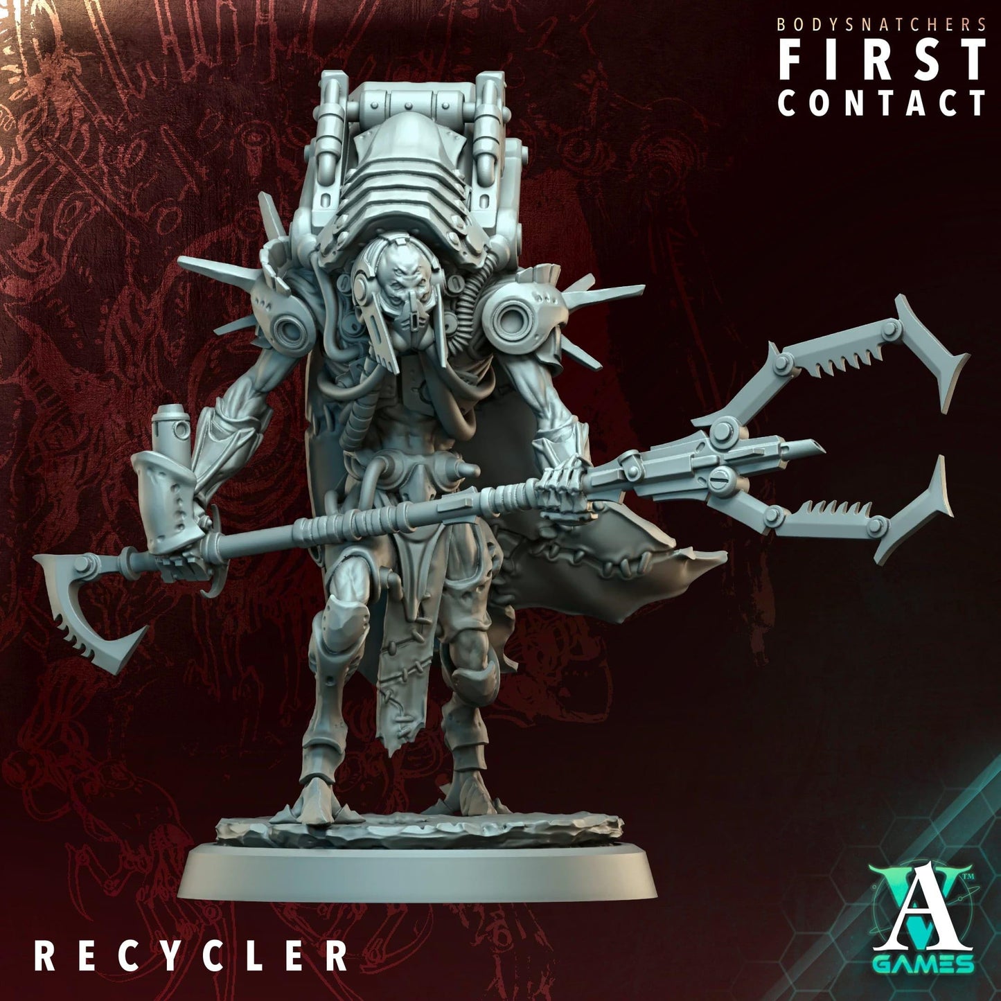 3D Printed Recycler by Archvillain Games