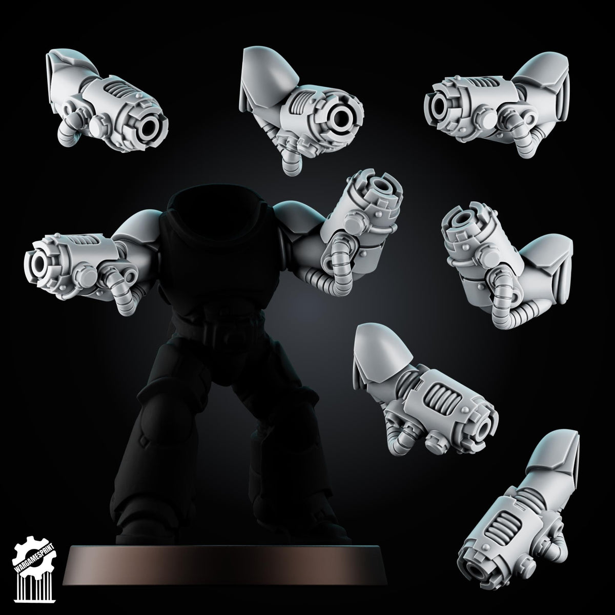 3d Printed Marine Plasma Weapons Kit by Wargames Print